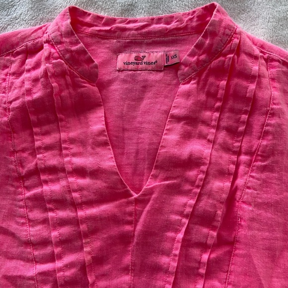 Vineyard Vines Linen Tunic Top - Picture 6 of 12